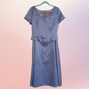 Roberta bridal 2 piece dress bridesmaid prom mother of the bride